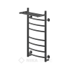 Полотенцесушитель WAY I c полкой 80/40 U (RAL9005 mat) Ника