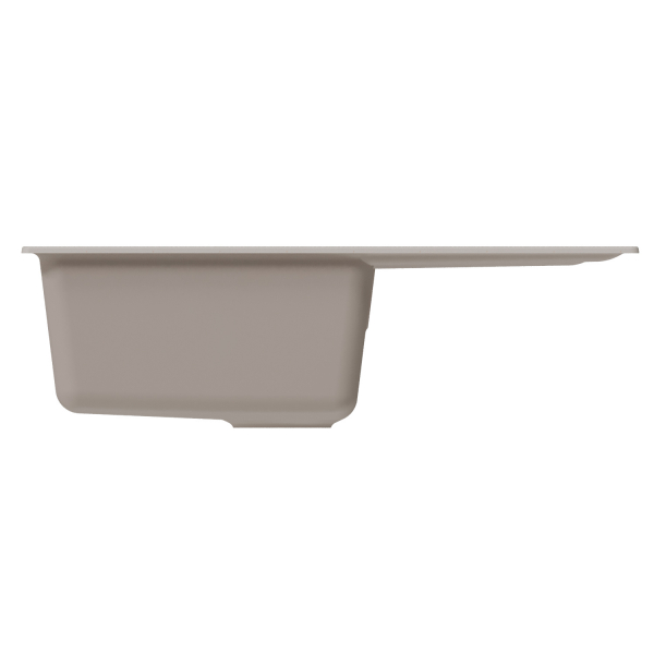 Мойка ML-GM19 с крылом, белая (331), 750*500*200мм