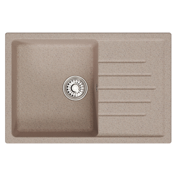 Мойка ML-GM19 с крылом, песочная (302), 750*500*200мм