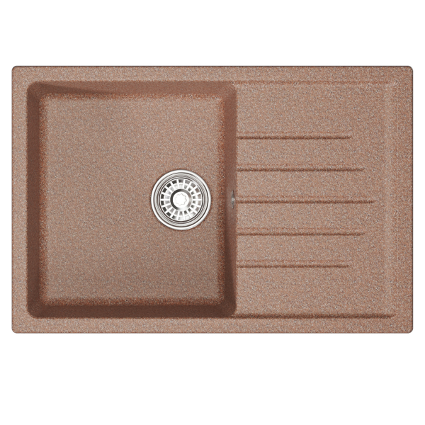 Мойка ML-GM19 с крылом, терракотовая (307), 750*500*200мм