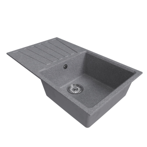 Мойка ML-GM20 с крылом, графит  (342), 830*480*190мм Ника