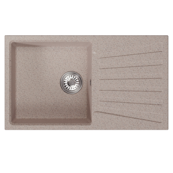 Мойка ML-GM20 с крылом, песочная (302), 830*480*190мм