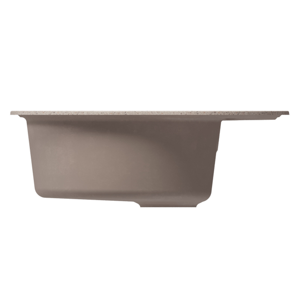 Мойка ML-GM17 овальная с крылом, песочная (302), 580*470*180мм