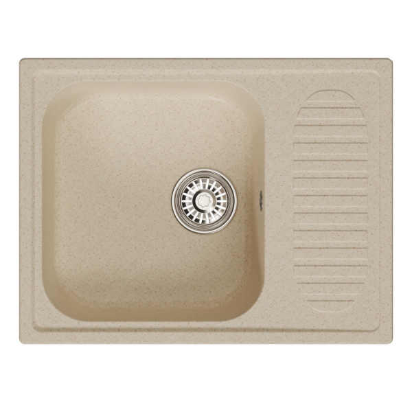 Мойка ML-GM18 с крылом, бежевая (328), 640*490*190мм