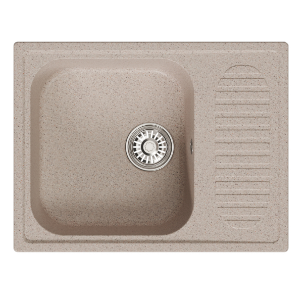 Мойка ML-GM18 с крылом, песочная (302), 640*490*190мм