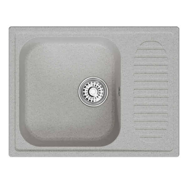 Мойка ML-GM18 с крылом, серая (310), 640*490*190мм