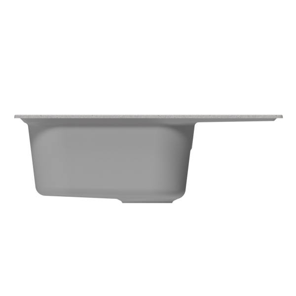 Мойка ML-GM18 с крылом, серая (310), 640*490*190мм