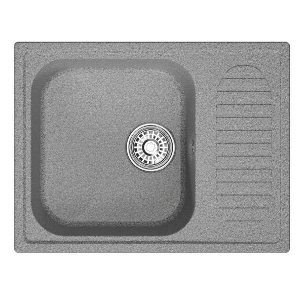 Мойка ML-GM18 с крылом, темно-серая (309), 640*490*190мм
