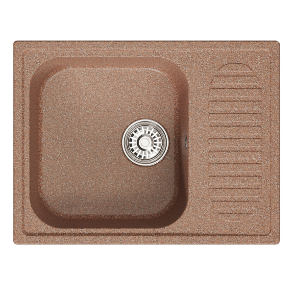 Мойка ML-GM18 с крылом, терракотовая (307), 640*490*190мм