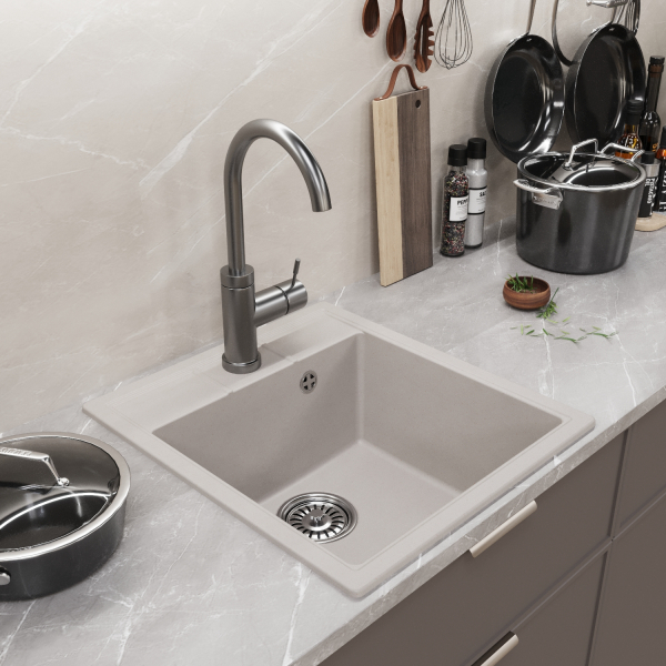 Мойка ML-GM28 белая (331), 450*500*190мм