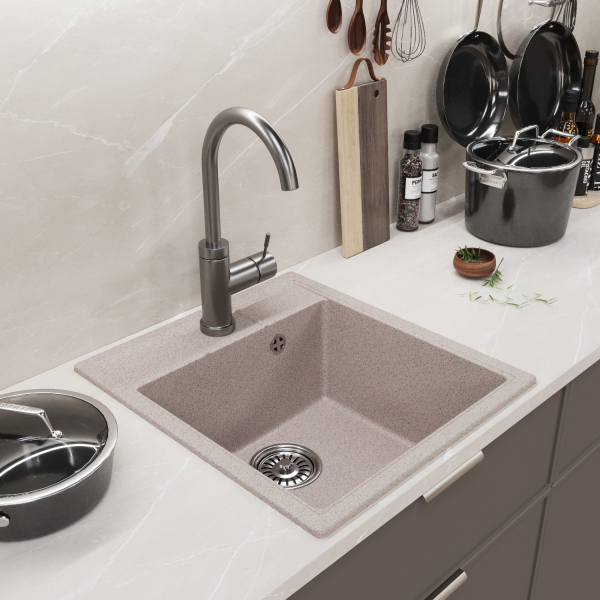 Мойка ML-GM28 песочная (302), 450*500*190мм