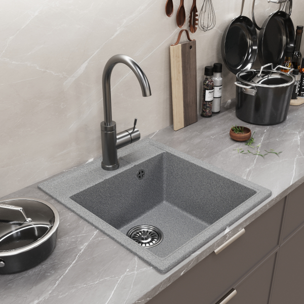 Мойка ML-GM28 темно-серая (309), 450*500*190мм