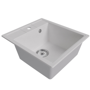 Мойка ML-GM28 ультра-белая (341), 450*500*190мм Ника