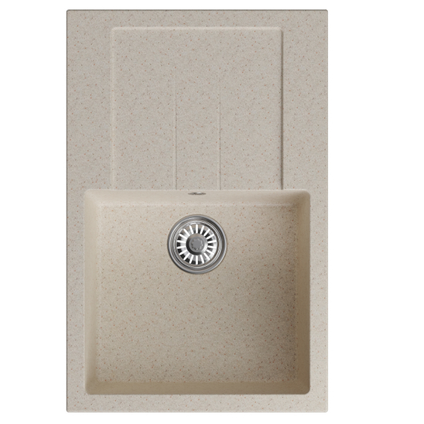 Мойка ML-GM31 с крылом, бежевая (328), 770*500*190мм