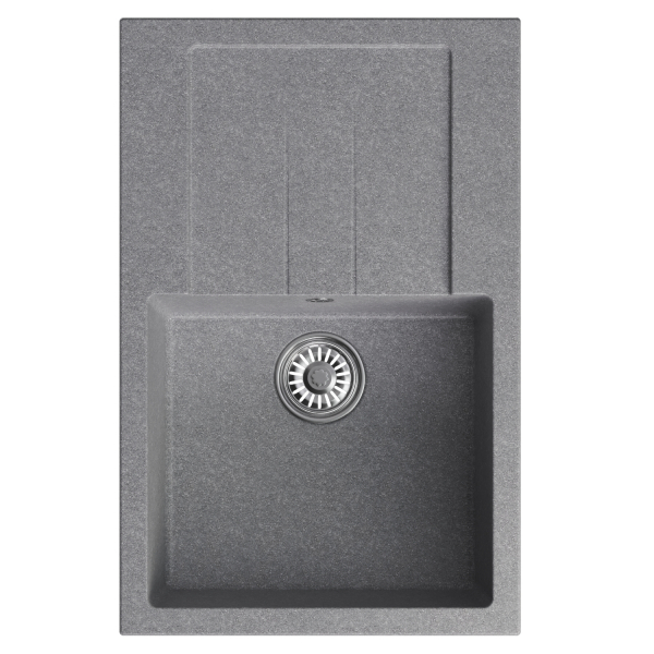 Мойка ML-GM31 с крылом, графит (342), 770*500*190мм