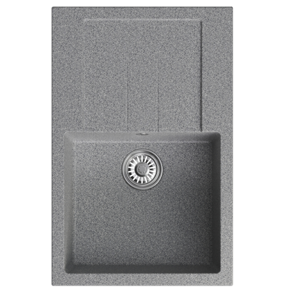 Мойка ML-GM31 с крылом, темно-серая (309), 770*500*190мм