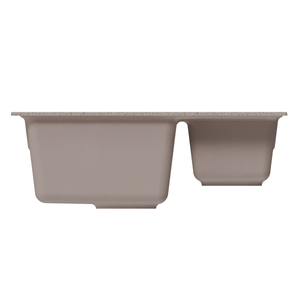 Мойка ML-GM21 двухчашевая, песочная (302), 600*500*190мм