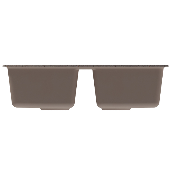 Мойка ML-GM23 двухчашевая, песочная (302), 770*500*190мм