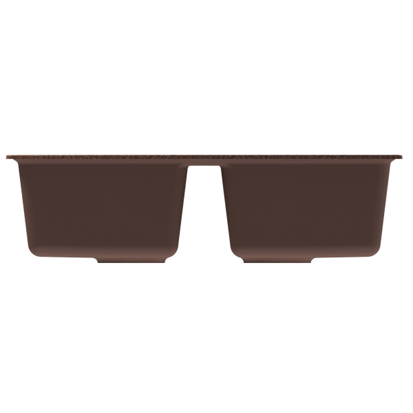 Мойка ML-GM23 двухчашевая, терракотовая (307), 770*500*190мм