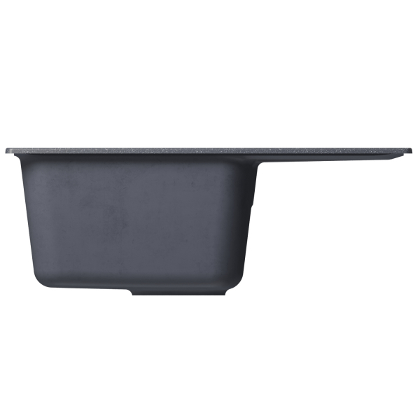 Мойка ML-GM26 с крылом, антрацит (343), 580*470*190мм