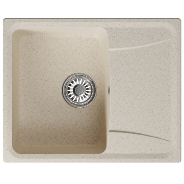 Мойка ML-GM26 с крылом, бежевая (328), 580*470*190мм