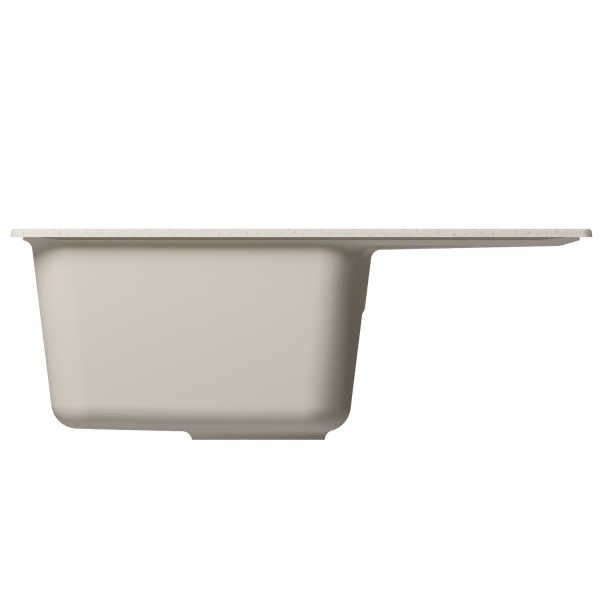 Мойка ML-GM26 с крылом, бежевая (328), 580*470*190мм