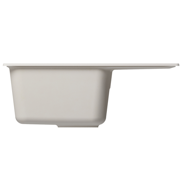 Мойка ML-GM26 с крылом, белая (331), 580*470*190мм