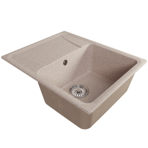 Мойка ML-GM26 с крылом, песочная (302), 580*470*190мм Ника