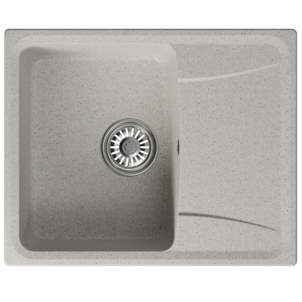 Мойка ML-GM26 с крылом, серая (310), 580*470*190мм