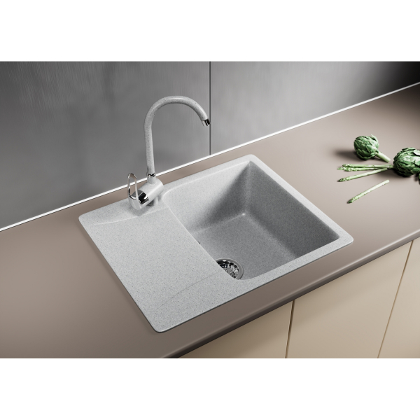 Мойка ML-GM26 с крылом, серая (310), 580*470*190мм (552079)