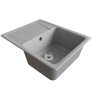 Мойка ML-GM26 с крылом, темно-серая (309), 580*470*190мм Ника