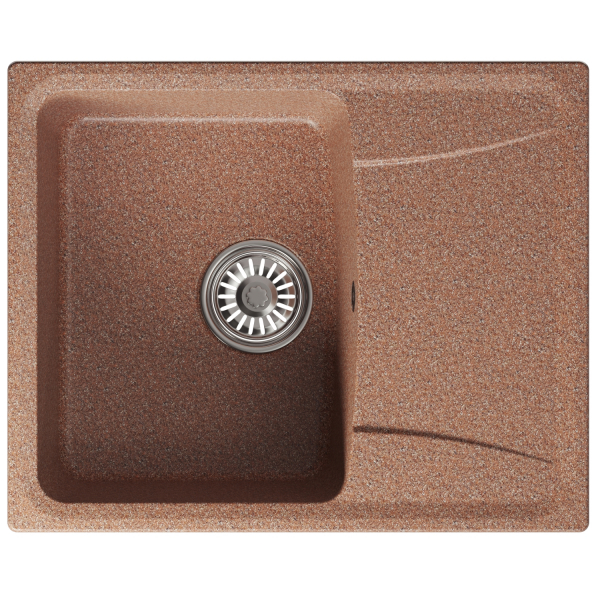 Мойка ML-GM26 с крылом, терракотовая (307), 580*470*190мм