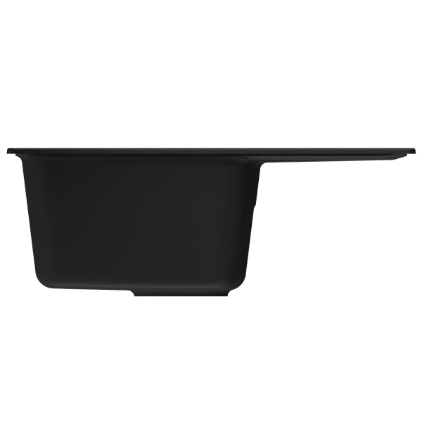 Мойка ML-GM26 с крылом, ультра-черная (344), 580*470*190мм