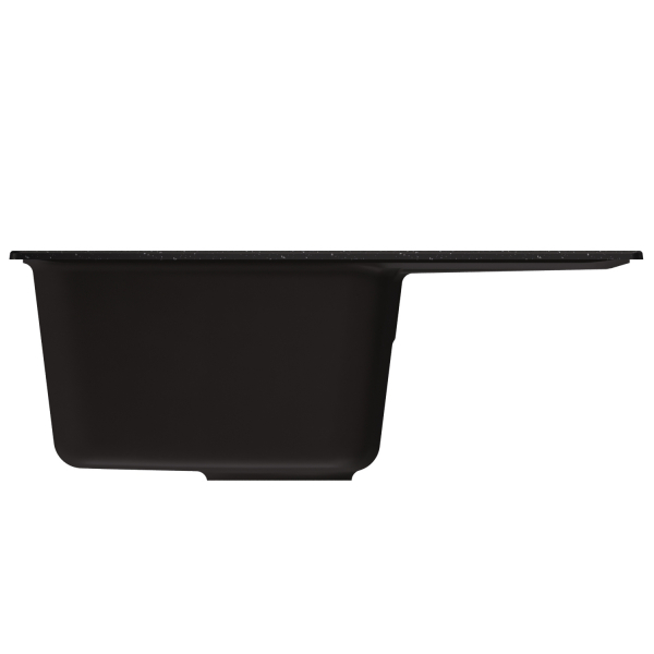 Мойка ML-GM26 с крылом, черная (308), 580*470*190мм