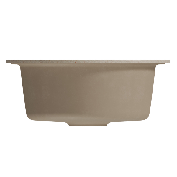 Мойкa ML-GM11 круглая, бежевая (328), 500мм (глуб. чаши 180)