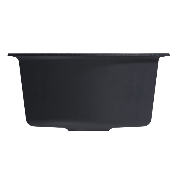 Мойкa ML-GM12 круглая, антрацит (343), 480мм (глуб. чаши 210)