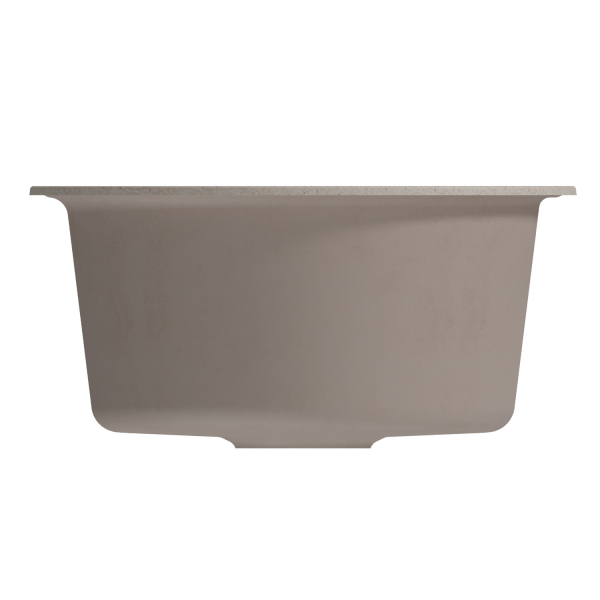 Мойкa ML-GM12 круглая, бежевая (328), 480мм (глуб. чаши 210)