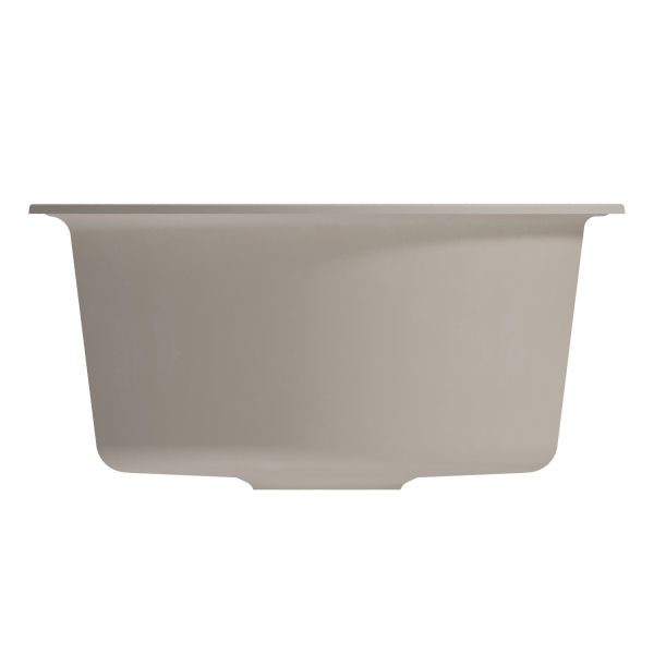 Мойкa ML-GM12 круглая, белая (331), 480мм (глуб. чаши 210)