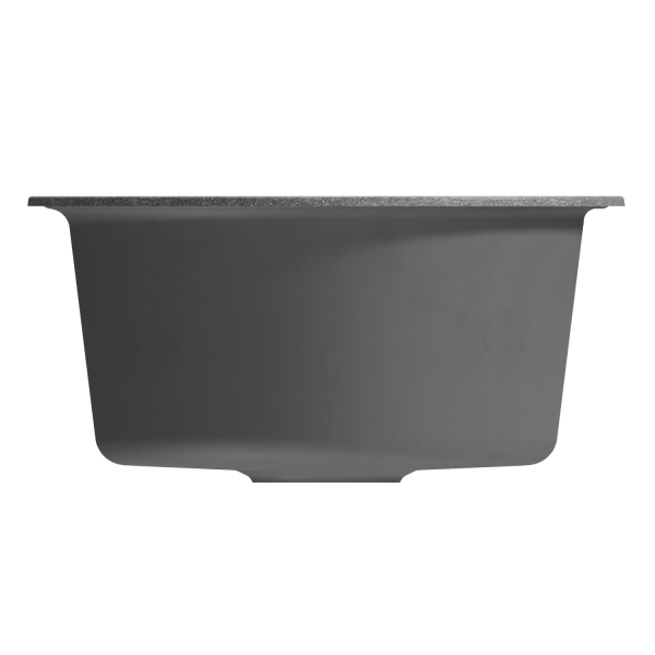 Мойкa ML-GM12 круглая, графит (342), 480мм (глуб. чаши 210)