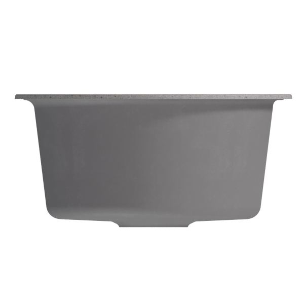 Мойкa ML-GM12 круглая, серая (310), 480мм (глуб. чаши 210)