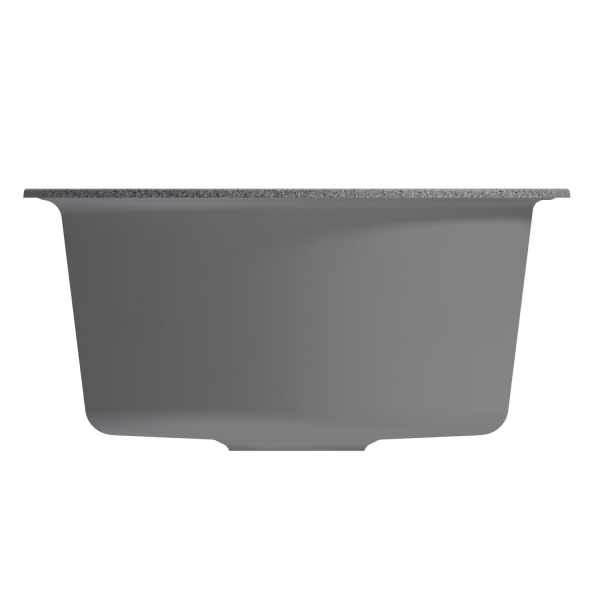 Мойкa ML-GM12 круглая, темно-серая (309), 480мм (глуб. чаши 210)