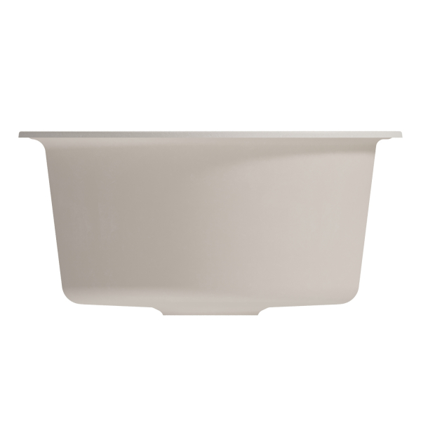 Мойкa ML-GM12 круглая, ультра-белая (341), 480мм (глуб. чаши 210)