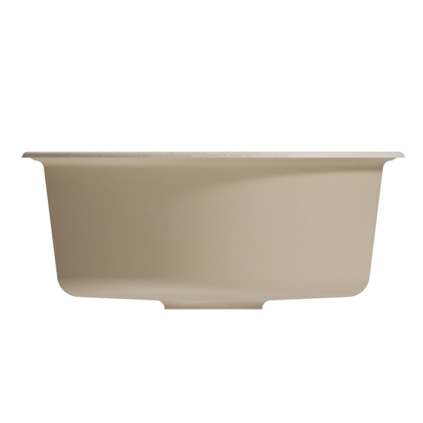 Мойкa ML-GM09 круглая, бежевая (328), 510 мм (глуб. чаши 190)