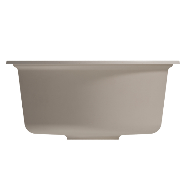 Мойкa ML-GM10 круглая, белая (331), 440мм (глуб. чаши 180)