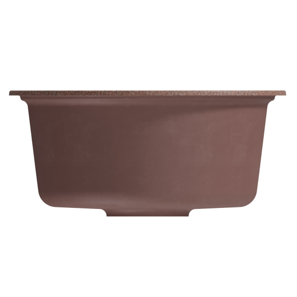 Мойкa ML-GM10 круглая, терракотовая (307), 440мм (глуб. чаши 180)