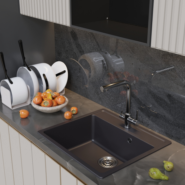 Мойка ML-GM15 шоколад (345), 560*500*180мм