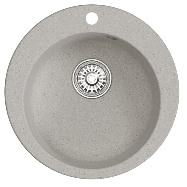 Мойкa ML-GM13 круглая, серая (310), 495мм (глуб. чаши 200)