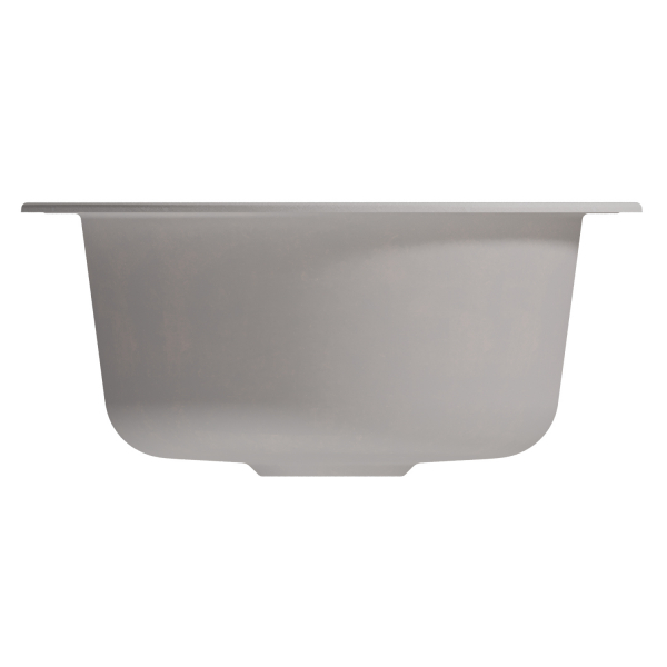 Мойкa ML-GM13 круглая, ультра-белая  (341), 495мм (глуб. чаши 200)