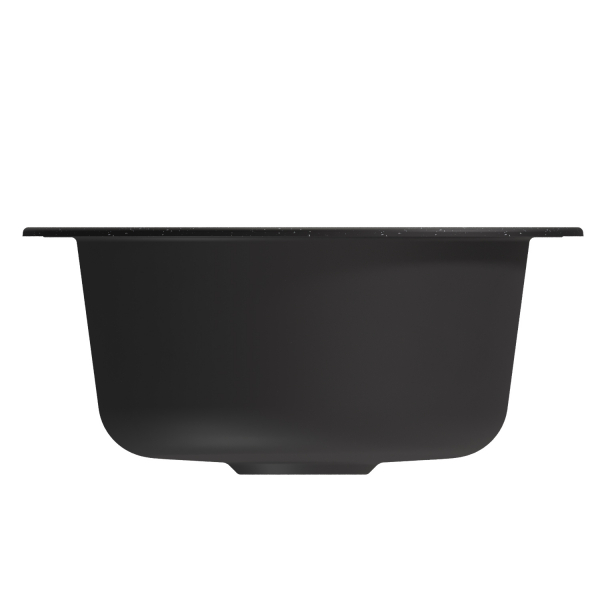 Мойкa ML-GM13 круглая, черная (308), 495мм (глуб. чаши 200)