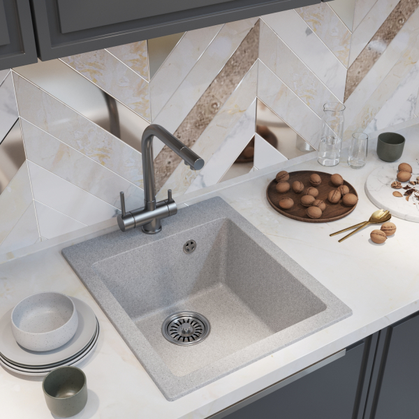 Мойка ML-GM14 серая (310), 420*500*190мм